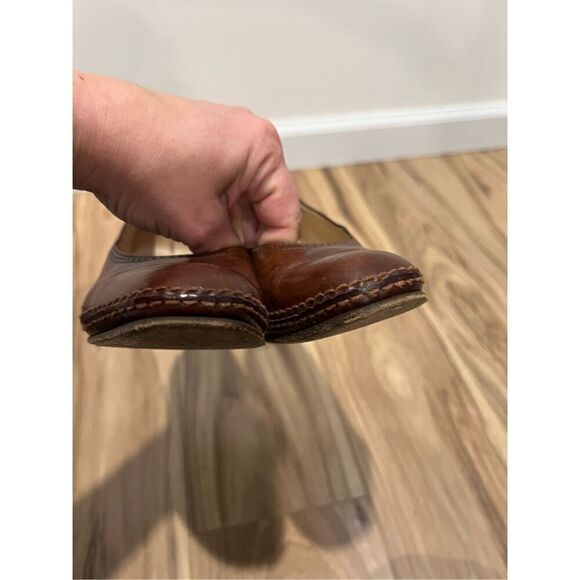 Quercioli Firenze Vintage Leather Heels Handmade in Italy euro sz 38 or 7.5 - Picture 8 of 14